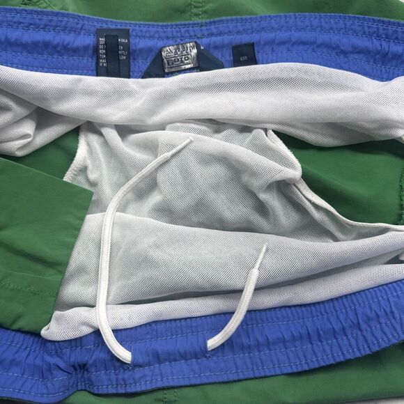 Polo Ralph Lauren Swim Trunks Mens 3XB 3X Big & Tall Green Drawstring Beach - Picture 9 of 11